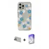 ieg™ iPhone 13 Pro Max Kılıf Eksen Asil Prime - Siyah Bilvis 5in1 3D Magic Cam Ekran Koruyucu + Rainbow Kamera Lens Koruma Cam - BZ