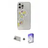 ieg™ iPhone 13 Pro Max Kılıf Eksen Asil Prime - Siyah Bilvis 5in1 3D Magic Cam Ekran Koruyucu + Rainbow Kamera Lens Koruma Cam - REGD