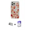 ieg™ iPhone 13 Pro Max Kılıf Eksen Asil Prime - Siyah Bilvis 5in1 3D Magic Cam Ekran Koruyucu + Rainbow Kamera Lens Koruma Cam - MR