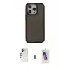 ieg™ iPhone 13 Pro Max Kılıf Eksen Işık - Siyah Joko 5D Cam + Shine Kamera Lens - GD