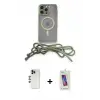ieg™ iPhone 13 Pro Max Kılıf Eksen Özel Seri - Siyah Joko 5D Cam + Shine Kamera Lens - GD