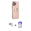 ieg™ iPhone 13 Pro Max Kılıf İz Form Serisi - Siyah Bilvis 5in1 3D Magic Cam Ekran Koruyucu + Pers Alüminyum Kamera Lens - SABE