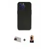 ieg™ iPhone 13 Pro Max Kılıf Kozmos Yansıma Özel Seri - Şeffaf Maxco Cam Ekran Koruyucu + Rainbow Kamera Lens Koruma Cam - KI