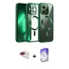 ieg™ iPhone 13 Pro Max Kılıf Nova Işık Özel Seri - Siyah Bilvis 5in1 3D Magic Cam Ekran Koruyucu + Pers Alüminyum Kamera Lens - KI