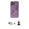 ieg™ iPhone 13 Pro Max Kılıf Nova Işık Prime - Şeffaf Maxco Cam Ekran Koruyucu + Rainbow Kamera Lens Koruma Cam - REGD