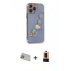 ieg™ iPhone 13 Pro Max Kılıf Nova Işık Prime - Şeffaf Maxco Cam Ekran Koruyucu + Rainbow Kamera Lens Koruma Cam - REGD
