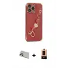 ieg™ iPhone 13 Pro Max Kılıf Nova Işık Prime - Şeffaf Maxco Cam Ekran Koruyucu + Rainbow Kamera Lens Koruma Cam - REGD