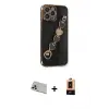 ieg™ iPhone 13 Pro Max Kılıf Nova Işık Prime - Şeffaf Maxco Cam Ekran Koruyucu + Rainbow Kamera Lens Koruma Cam - REGD