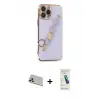 ieg™ iPhone 13 Pro Max Kılıf Nova Işık Prime - Şeffaf Pasifik Cam Ekran Koruyucu + Rainbow Kamera Lens Koruma Cam - REGD