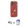 ieg™ iPhone 13 Pro Max Kılıf Nova Işık Prime - Siyah Bilvis 5in1 3D Magic Cam Ekran Koruyucu + Rainbow Kamera Lens Koruma Cam - MR