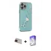 ieg™ iPhone 13 Pro Max Kılıf Nova Işık Prime - Siyah Bilvis 5in1 3D Magic Cam Ekran Koruyucu + Rainbow Kamera Lens Koruma Cam - KI