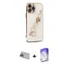 ieg™ iPhone 13 Pro Max Kılıf Nova Işık Prime - Siyah Bilvis 5in1 3D Magic Cam Ekran Koruyucu + Rainbow Kamera Lens Koruma Cam - MR