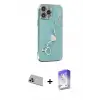 ieg™ iPhone 13 Pro Max Kılıf Nova Işık Prime - Siyah Bilvis 5in1 3D Magic Cam Ekran Koruyucu + Rainbow Kamera Lens Koruma Cam - MR