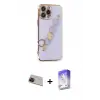 ieg™ iPhone 13 Pro Max Kılıf Nova Işık Prime - Siyah Bilvis 5in1 3D Magic Cam Ekran Koruyucu + Rainbow Kamera Lens Koruma Cam - KI