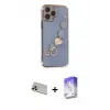 ieg™ iPhone 13 Pro Max Kılıf Nova Işık Prime - Siyah Bilvis 5in1 3D Magic Cam Ekran Koruyucu + Rainbow Kamera Lens Koruma Cam - REGD