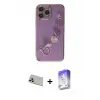 ieg™ iPhone 13 Pro Max Kılıf Nova Işık Prime - Siyah Bilvis 5in1 3D Magic Cam Ekran Koruyucu + Rainbow Kamera Lens Koruma Cam - REGD