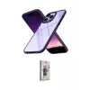 ieg™ iPhone 13 Pro Max Kılıf Nova Işık Serisi - Siyah Bilvis 3D Cam Ekran Koruyucu