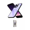 ieg™ iPhone 13 Pro Max Kılıf Nova Işık Serisi - Siyah Bilvis 3D Cam Ekran Koruyucu