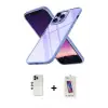 ieg™ iPhone 13 Pro Max Kılıf Nova Işık Serisi - Siyah Joko 5D Cam + Shine Kamera Lens - GD
