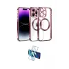 ieg™ iPhone 13 Pro Max Kılıf Pusula Form - Siyah 3D Antistatik Cam Ekran Koruyucu