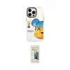 ieg™ iPhone 13 Pro Max Kılıf Siluet Çizgi Koleksiyonu - Siyah 6D Mat Seramik Hayalet Nano Ekran Koruyucu