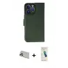 ieg™ iPhone 13 Pro Max Kılıf Siluet Işık Serisi - Şeffaf Pasifik Cam Ekran Koruyucu + Rainbow Kamera Lens Koruma Cam - REGD