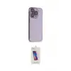 ieg™ iPhone 13 Pro Max Kılıf Siluet Minimal Özel Seri - Siyah Joko 5D Cam