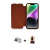 ieg™ iPhone 13 Pro Max Kılıf Siluet Minimal Serisi - Şeffaf Maxco Cam Ekran Koruyucu + Rainbow Kamera Lens Koruma Cam - MI
