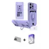 ieg™ iPhone 13 Pro Max Kılıf Vadi Form Prime - Siyah Bilvis 5in1 3D Magic Cam Ekran Koruyucu + Rainbow Kamera Lens Koruma Cam - MI
