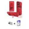 ieg™ iPhone 13 Pro Max Kılıf Vadi Form Prime - Siyah Bilvis 5in1 3D Magic Cam Ekran Koruyucu + Rainbow Kamera Lens Koruma Cam - MI