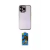 ieg™ iPhone 13 Pro Max Kılıf Vadi Minimal - Siyah 18D Cam Ekran Koruyucu