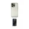 ieg™ iPhone 13 Pro Max Kılıf Vadi Minimal - Siyah 3D Antistatik Hayalet Cam Ekran Koruyucu