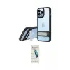 ieg™ iPhone 13 Pro Max Kılıf Yadigar Yansıma - Şeffaf Pasifik Cam Ekran Koruyucu