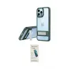 ieg™ iPhone 13 Pro Max Kılıf Yadigar Yansıma - Şeffaf Pasifik Cam Ekran Koruyucu
