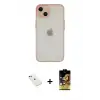 ieg™ iPhone 14 Kılıf Ahenk Çizgi Serisi - Siyah Buffer Cam Ekran Koruyucu + Diamond Kamera Lens - KI