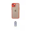 ieg™ iPhone 14 Kılıf Ahenk Çizgi Serisi - Siyah Joko Magic 5D Cam