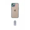 ieg™ iPhone 14 Kılıf Ahenk Çizgi Serisi - Siyah Joko Magic 5D Cam