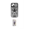 ieg™ iPhone 14 Kılıf Ahenk Klasik - Siyah Bilvis 3D Cam Ekran Koruyucu