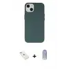 ieg™ iPhone 14 Kılıf Ahenk Serisi - Siyah Joko Magic 5D Cam + Diamond Kamera Lens - PE