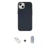 ieg™ iPhone 14 Kılıf Ahenk Serisi - Siyah Joko Magic 5D Cam + Diamond Kamera Lens - PE