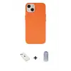 ieg™ iPhone 14 Kılıf Ahenk Serisi - Siyah Joko Magic 5D Cam + Diamond Kamera Lens - PE