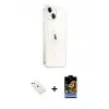 ieg™ iPhone 14 Kılıf Ahenk Yansıma Prime - Siyah Buffer Hayalet Cam Ekran Koruyucu + Diamond Kamera Lens - PE
