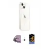 ieg™ iPhone 14 Kılıf Ahenk Yansıma Prime - Siyah Buffer Hayalet Cam Ekran Koruyucu + Raze Metal Kamera Lens - MR
