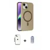 ieg™ iPhone 14 Kılıf Çekirdek Modern Prime - Siyah Joko Magic 5D Cam + Shine Kamera Lens - GI