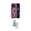 ieg™ iPhone 14 Kılıf Eksen Çizgi - Şeffaf Royal Nano Ekran Koruyucu