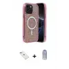 ieg™ iPhone 14 Kılıf Eksen Çizgi - Siyah Joko Magic 5D Cam + Diamond Kamera Lens - YL