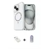 ieg™ iPhone 14 Kılıf Kıvılcım Form Prime - Siyah Joko Magic 5D Cam + Diamond Kamera Lens - SABE