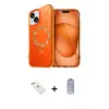ieg™ iPhone 14 Kılıf Kıvılcım Form Prime - Siyah Joko Magic 5D Cam + Diamond Kamera Lens - SABE