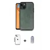 ieg™ iPhone 14 Kılıf Kıvılcım Işık Serisi - Siyah Joko Magic 5D Cam + Shine Kamera Lens - GI