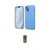 ieg™ iPhone 14 Kılıf Kozmos Yansıma Özel Seri - Siyah Joko Magic 5D Hayalet Cam